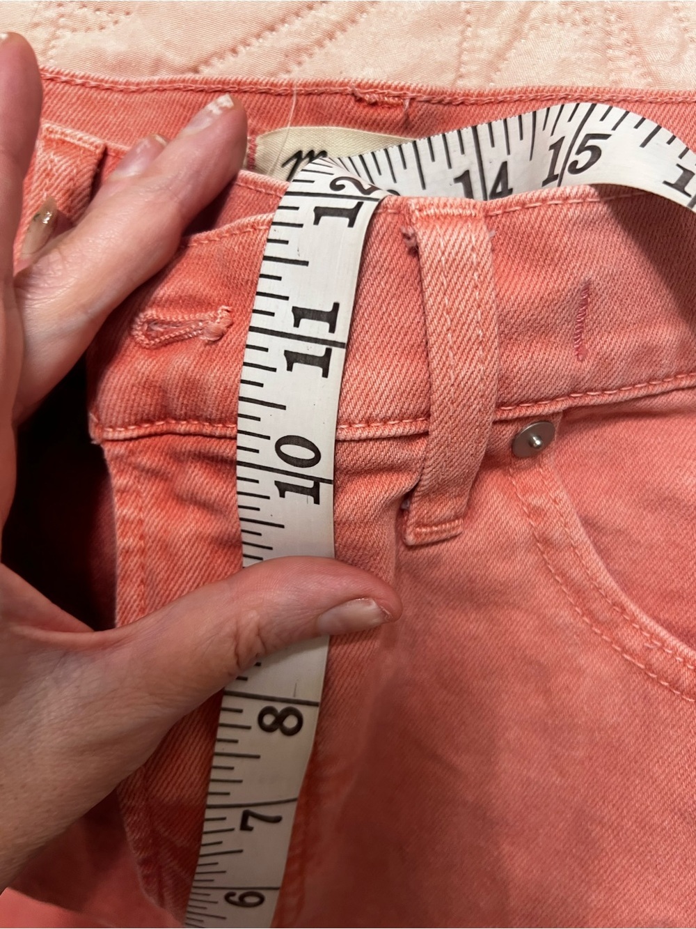 Madewell THE PERFECT VINTAGE JEAN
29 Pink Salmon With White Lace Crochet - Picture 12 of 13